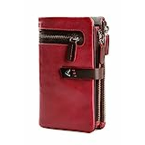Vendo Lavalen® Carteras de Mujer - Monedero Mujer Suave de Piel Auténtica - Tarjetero Mujer de Gran Capacidad con Sistema Antirrobo RFID - Billetera Mujer - Regalos Originales para Mujer.