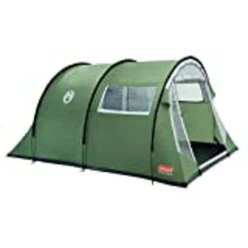 Vendo Coleman 4-Personen Zelt Coastline Deluxe Tienda de campaña de túnes de 4 plazas para Camping o Festivales, Acampada, Familiar, Impermeable hasta 3000 mm de Columna de Agua, Verde, 4 Personas
