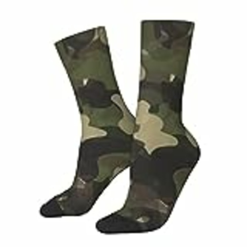 Vendo Athletic Crew Calcetines Camuflaje Militar Algodón Casual Vestido Calcetines Al aire libre Senderismo Sendero Tobillo Calcetín para Hombres Mujeres
