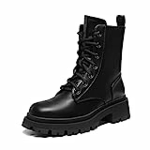 Vendo DREAM PAIRS Botas de mujer con cordones silueta cómoda cremallera forro cálido suela cremallera interior, Color negro., 40 EU