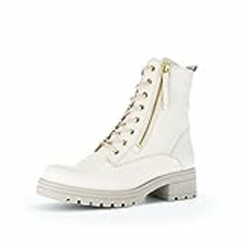 Vendo Gabor Mujer Botines, señora Botas Militares,Plantilla Desmontable,Botas de Invierno,Zapatos de Invierno,Blanco (Ivory),40.5 EU / 7 UK