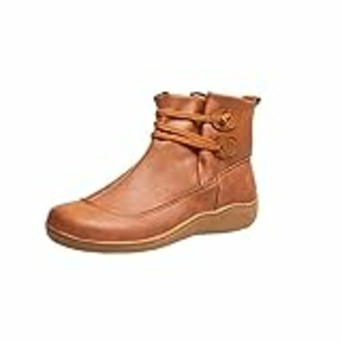 Vendo UMore Botín Militar para Mujer Botas de Nieve Zapatos para Invierno Mujer Piel Forradas Calientes Casual Calzado Antideslizante Botines…