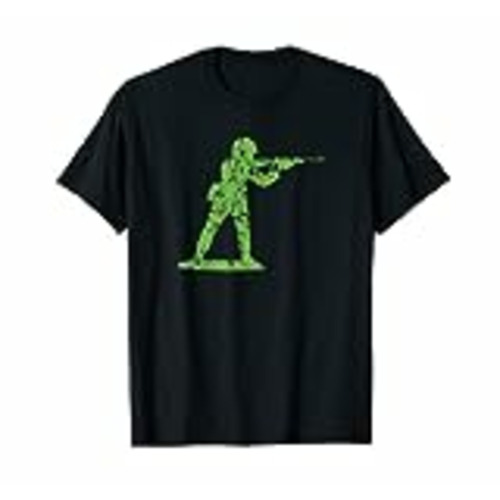 Vendo Camiseta de Grunge Desvanecido Soldado de Juguete Militar de Plástico Verde Camiseta