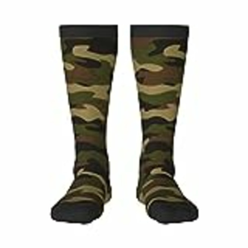 Vendo OTRAHCSD 2 pares de calcetines deportivos, calcetines de camuflaje militar, calcetines novedosos para hombres y mujeres, 3 Negro, Talla única
