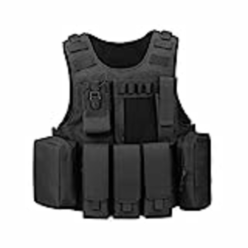 Vendo HUNTVP Chaleco Táctico Militar al Aire Libre Ajustable Para Caza Airsoft Paintball CS Excursión Senderismo - Negro
