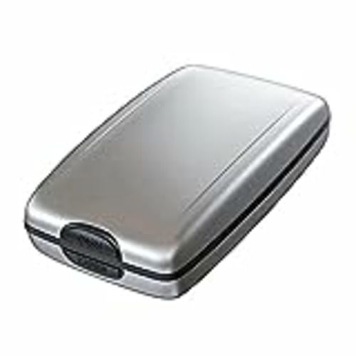 Vendo N/A/A Cartera de Aluminio para Tarjetas de crédito - Tarjetero de Aluminio antirrobo para Tarjetas de Visita | Clip de Caja de Tarjeta Dura de Bloqueo RFID portátil para Hombres o Mujeres