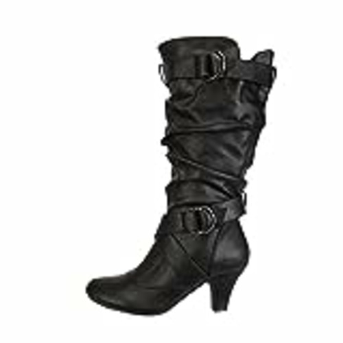 Vendo Botas Altas Mujer - Botas CuñA De Mujer Botas Retro Botas Punta hasta La Rodilla Botas Al Aire Libre Botas Chelsea Botas De Plataforma De TacóN
