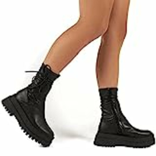 Vendo ZXCN Nueva Marca Femenina Plataforma Botas de Tobillo Botas de Combate Punk Punk For Women Fresh Steylish Otoño Zapatos Mujer