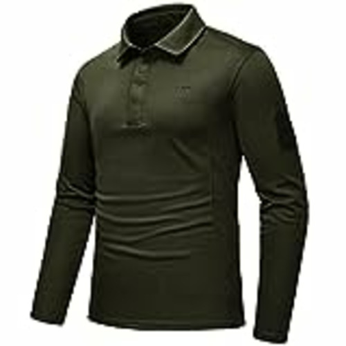 Vendo AjezMax Polo de Manga Larga Hombre de Deportes Combate Exterior Militar del ejército táctico Camiseta Slim Fit con Bolsillos