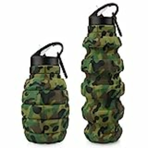 Vendo Botella de agua potable plegable de 580 ml, sin BPA, botella de agua a prueba de fugas, hecha de silicona apta para alimentos, botella deportiva para bicicletas, adecuada para niños, bebidas escolares