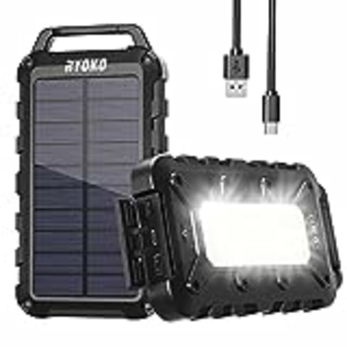 Vendo Cargador Solar 20000mAh, 15W USB C Power Bank Solar con 3 Salidas 2 Entrada, Bateria Solar Portatil Impermeable Al Aire Libre para Teléfonos Inteligentes, Tabletas