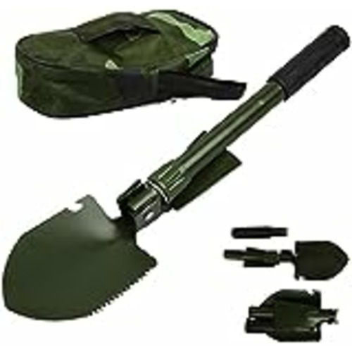 Vendo Pala de Camping Plegable,Taozoey Pala Plegable Multifuncional, Pala Plegable,Pala de Camping Plegable, Pala Plegable Militar Supervivencia, para Senderismo, Acampar, Actividades al Aire Libre