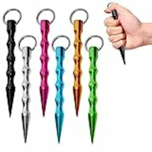 Vendo AVCXEC 6 Piezas Kubotan, Kubotan Defensa Personal, Kubotan Llavero Aluminio, Kubotan Autodefensa, Armas de Autodefensa Legal para Mujeres Legal, Llavero de Autodefensa para Martillo de Emergencia