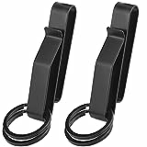 Vendo 2 Piezas Llaveros Táctico y 4 Piezas Llaveros Acero Llavero Táctico Llavero Clip Cinturon para Policías Cuerpos de Bomberos Hombres para Cinturones de 3,8-5,7cm de Ancho
