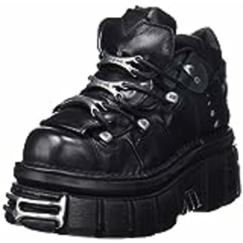 Vendo NEW ROCK Zapatos 106 Botines Mujer Negro con Plataforma y adornos Metallic Urban Black Shoes M.106-S112 (numeric_37)