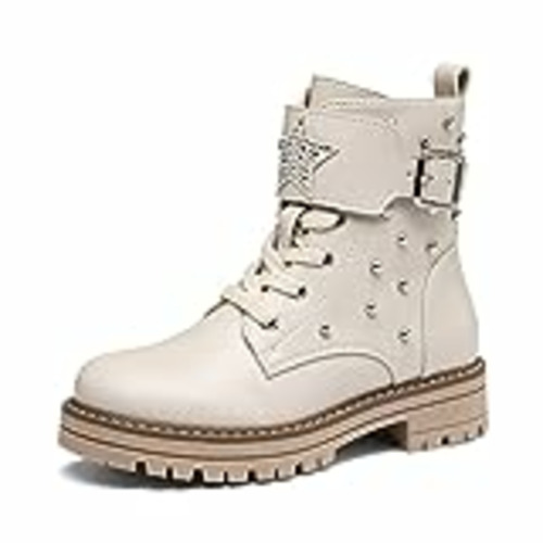 Vendo DREAM PAIRS Kids Botas Niña Invierno Forro CáLido Cómodas Niña Botines Niña Botas de Nieve Beige/PU SDBO2231K-E Talla 34 (EUR)