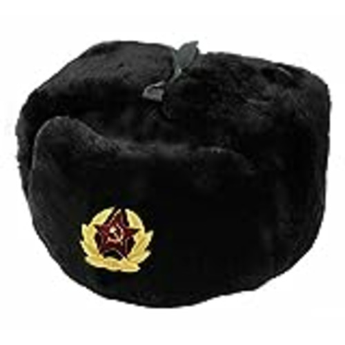 Vendo RUSSIAN STORE Gorro Negro de Lana Incluido al ejército Ruso Original Soviet Ushanka. (60)