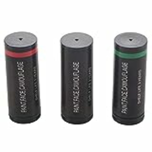 Vendo Evil 3 Piezas Camuflaje Camo Color Crema Cuerpo Cara Pintura Tubo Stick para Campo Al Libre (Negro Verde Marrón)