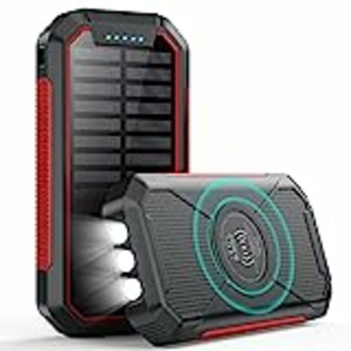 Vendo Feob Power Bank 26800mAh, Cargador Solar PD 25W (USB C Entrada&Salida) + Dual QC 4.0 Carga Rapida Bateria Portatil 15W Carga Inalámbrica Batería Externa con Linterna LED para iPhone Huawei y más
