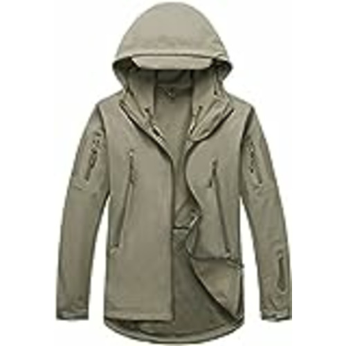 Vendo Hombres Softshell Chaquetas Tácticos Impermeable Cálidos Militar Abrigos Camping Al Aire Libre Caminar Camuflaje Hoodie