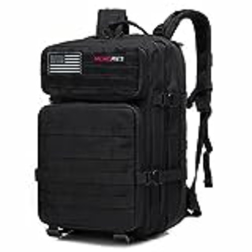 Vendo Memories Mochila 45L y 25L Tactica Militar impermeable para Crossfit Caza Senderismo Gimnasio y Deportes al aire libre. (25L, Negro)