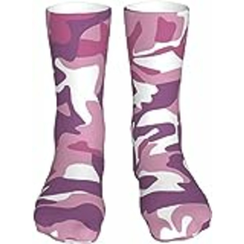 Vendo 321 Running Calcetines Camuflaje Militar Hipster Rosa Calcetines Suaves Medias Deportivas Inodoro Calcetines Hombre Para Running Trabajo Diario 40Cm
