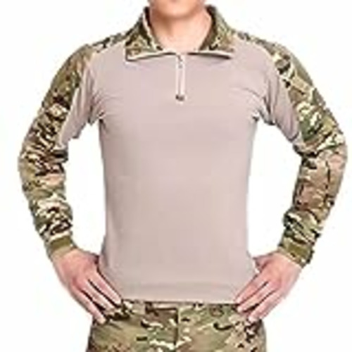 Vendo Kryptek Typhon camiseta BDU de combate y camuflaje para hombre, de manga larga con coderas, para ejército táctica militar en Airsoft y Paintball., color camuflaje, tamaño Small