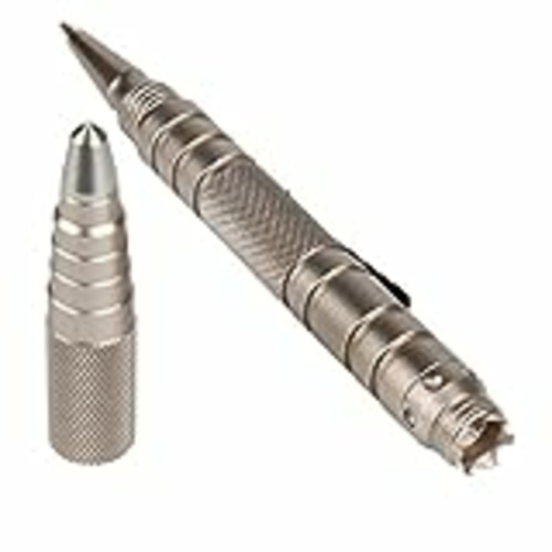 Vendo Rans L Táctico Pluma Autodefensa Triturador De Vidrio Herramienta de Defensa EDC Survival 06-ZSB-003 (Plata)