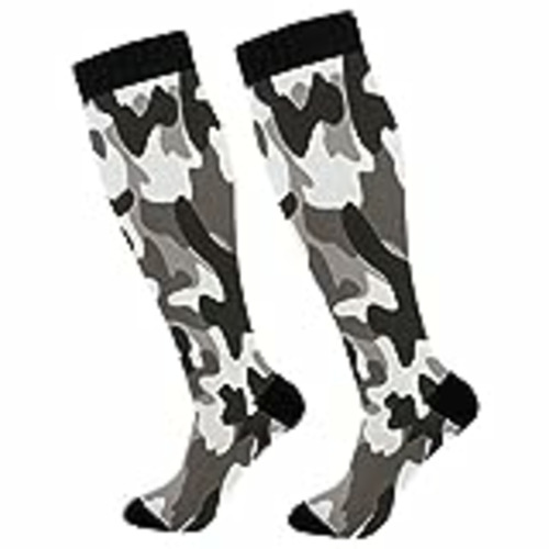 Vendo Calcetines de compresión para mujeres y hombres, calcetines deportivos hasta la rodilla, soporte para correr, senderismo, fitness, militar, camuflaje militar, militar, caza, negro y blanco