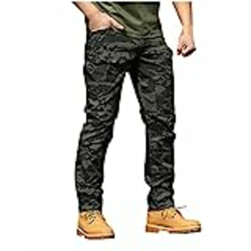 Vendo ORANDESIGNE Hombres Pantalones Tácticos Pantalones de Carga Pantalón de Trabajo de Combate Pantalones Militares para Exteriores Acampar Senderismo Caminar B Verde L