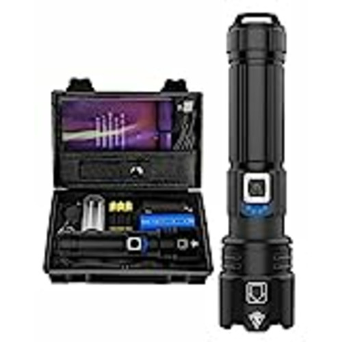 Vendo Maxesla 10000 Lumens Linternas LED Recargable alta Potencia, XHP70.2 Linterna Policial con 5 Modos de Luz, Potente de 5000mAh, Táctica con Zoom, para Camping, Emergencias