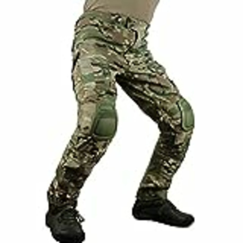 Vendo zuoxiangru Pantalones tácticos multicámara para Hombres Multi-Bolsillos Camuflaje Militar Pantalones de Caza de Combate Airsoft al Aire Libre con Rodilleras (CP, Tag 34)