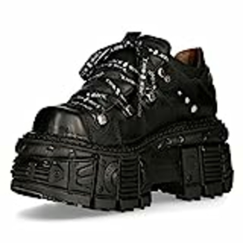 Vendo New Rock Zapatos Piel Militar Unisex Original Plataforma M.TANK120NSHLACE-S1 (37 EU)
