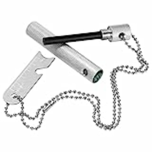 Vendo Grenhaven pedernal Firesteel arrancador de Fuego en una Longitud de Pluma de Plata Robusta Carcasa 6 cm 9.000 Disparos de Supervivencia de Caza Que acampa al Aire Libre Abridor Lighter
