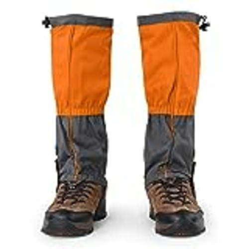 Vendo Jenngaoo 1 Par Polainas Impermeables, Transpirable Polainas de Nieve para Senderismo Trekking Caza Esquí Montaña al Aire Libre (Naranja)