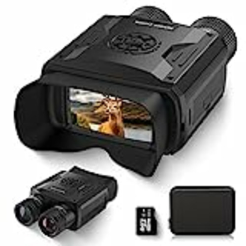 Vendo Binoculares Visión Nocturna, Profey 1080P FHD Prismaticos Vision Nocturna y Diurna de Infrarrojos Digital, Recargable 3000mAh Visor Nocturno para Caza con Zoom Digital 8X, 3.5