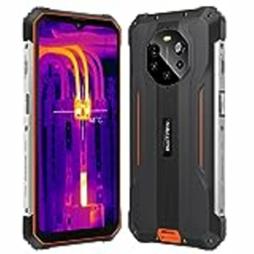 Vendo Blackview 5G Imagen Térmica Smartphone Resistente BL8800 Pro, 50MP Cámara Cuádruple, Dimensión 700 8GB+128GB, 6.58 FHD+ Pantalla, 8380mAh Batería 33W Carga Rápida, IP68 Móvil Antigolpes NFC Naranja