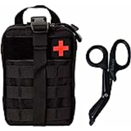 Vendo Krisvie Médica Bolsa Primeros Auxilios Bolsa Táctica Compacta Botiquín y el Esquileo de Los Primeros Auxilios(Negro)