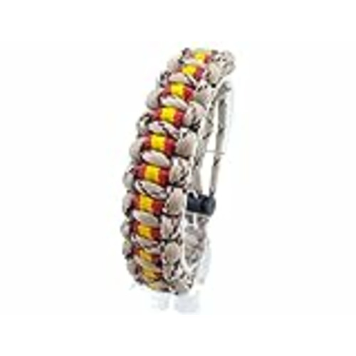 Vendo Pulsera de ESPAÑA AJUSTABLE, talla 13 a 22, nuevo modelo 2020, de paracord , DESERT CAMO