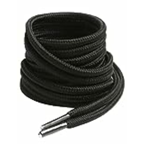 Vendo VSUDO Cordones Redondos Negro de Zapatos para Botas de Montaña, ø4 mm Cordones Zapatillas de Botas Trabajo, Cordones Botas de Militares/Seguridad/Treking para Mujer o Hombre (1 Pare-Negro-120cm)