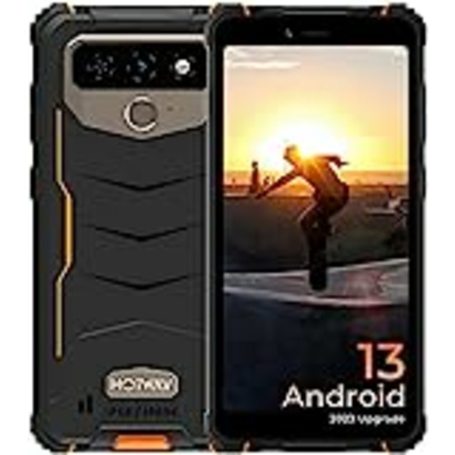Vendo HOTWAV T5 MAX Móvil Resistente 2023 Android 13 Teléfono Moviles Indestructible, 6HD 6050mAh Movil Rugerizado IP68 4GB+64GB 1TB Expandible 13MP NFC 4G Doble SIM Smartphone Indestructible (Naranja)