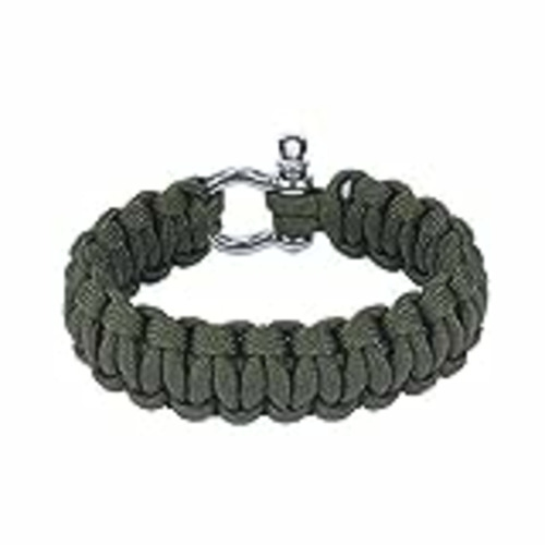 Vendo Alomejor Brazalete de Paracord con Equipo de Supervivencia, Uso de Brazalete de Paracord de Emergencia para Caminatas, Camping y Equipo de Viaje.