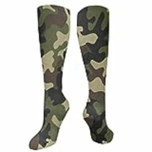Vendo Calcetines altos de compresión de camuflaje militar marrón hasta la rodilla calcetines de compresión 50 cm hombres mujeres atlético medias largas