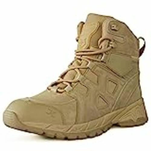 Vendo LUDEY Botas Militares para Hombre Botas Tácticas Botas de Seguridad Duraderas Botas de Trabajo Ligeras Cómodas Botas del Desierto Botas de Combate Transpirables Beige 43EU