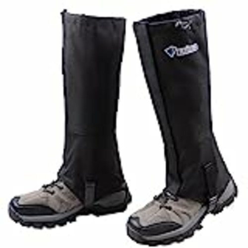 Vendo Azarxis Polainas de Senderismo Impermeable 1 Par Transpirable Polainas de Nieve para Trekking Caza Esquí Montaña al Aire Libre (Negro, M)