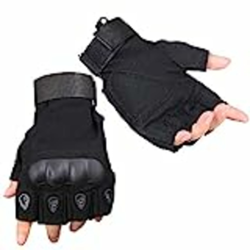 Vendo ThreeH Medio Dedo Guantes Militares Tácticos De Los Hombres De La De Nudillo Duro para Ejército De Airsoft GL07M,Black