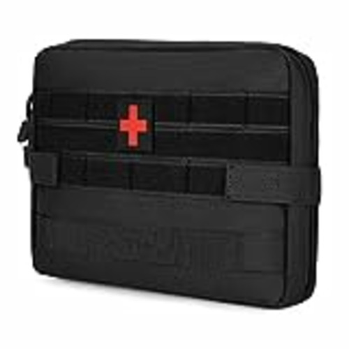 Vendo Huntvp táctica Bolsa MOLLE Pouch VACÍA Pequeña Bolsillo de Primeros Auxilios Impermeable Bolsa de Emergencia Mini Médica Botiquín para Caza Correr Camping Senderismo (Typ-2 negro)