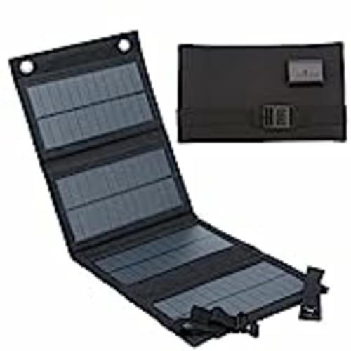 Vendo Jooheli Panel Solar, 10W Cargador Solar Portátil, Puertos USB, Panel Solar Impermeable, Banco de Energía Solar Inalámbrico para Teléfonos Inteligentes, Tabletas y Más, Panel Solar Plegable