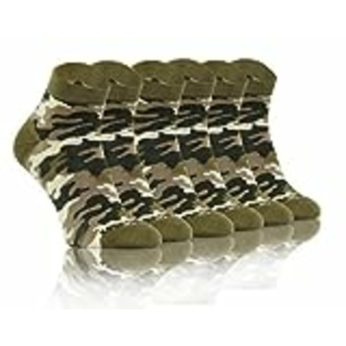 Vendo Sesto Senso 3 Pares Calcetines Coloridos Casuales Gracioso Corto Hombre Mujer 43-46 3 Camo Camouflaje Ejército Militar