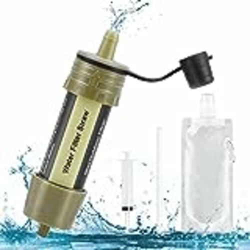 Vendo TUEWANR Personal Filtro de Agua 5000L Aire Libre Portátil Mini Purificador de Supervivencia Sistema de Filtración de Agua Exteriores,Elimine 99.99% de Bacterias para emergencias,Senderismo